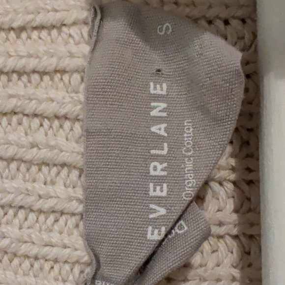EVERLANE chunky cream sweater - size small - Picture 2 of 10